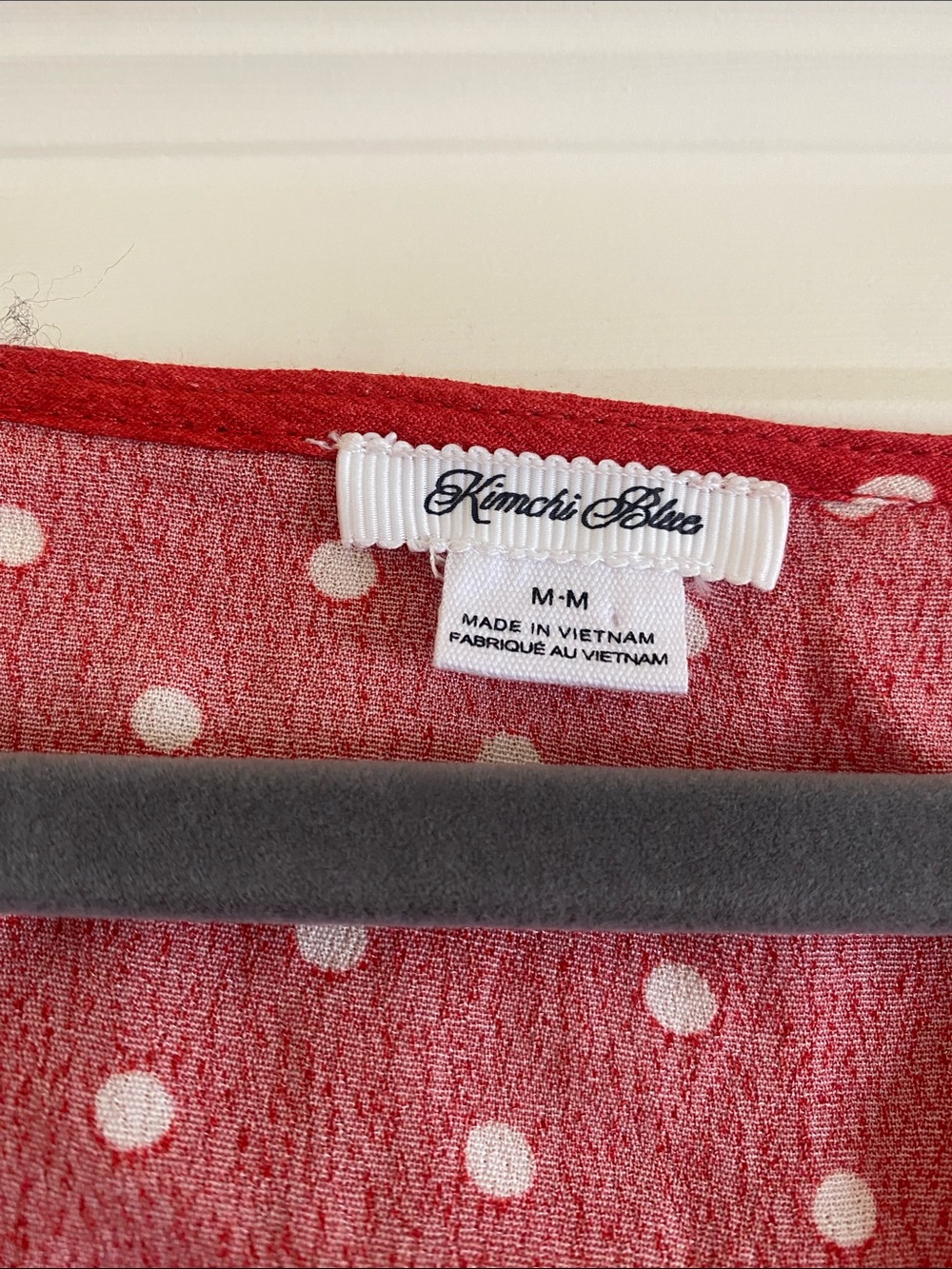 Kimchi Blue Red Polka Dot Mini Dress - Picture 2 of 2